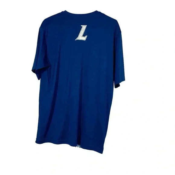 Lids Brand Blue Men's Large Polyester Short Sleeve Shirt Brace For Impact - Picture 5 of 9